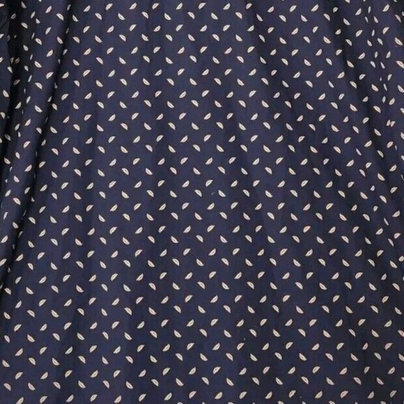 A FRAME by Stitch Fix Stockholm Stretch Poplin Button Up Shirt Navy Mens XL Tall - Picture 5 of 11